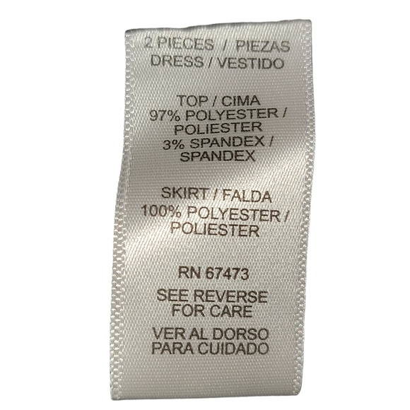 DN Design size 16 black & gray sleeveless dress zipper on back - Picture 6 of 7